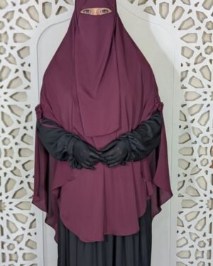 Faria Hijab | Maroon