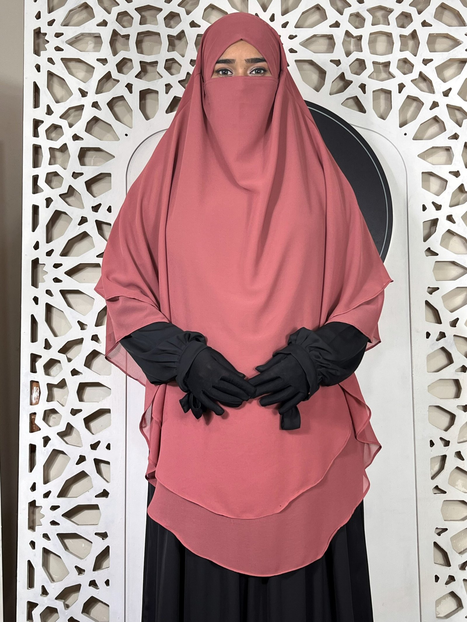 𝟰 𝗟𝗮𝘆𝗲𝗿 𝗖𝗵𝗶𝗳𝗳𝗼𝗻 𝗚𝗲𝗼𝗿𝗴𝗲𝘁𝘁𝗲 𝗛𝗶𝗷𝗮𝗯 | Dusty Rose