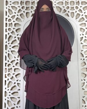 𝟰 𝗟𝗮𝘆𝗲𝗿 𝗖𝗵𝗶𝗳𝗳𝗼𝗻 𝗚𝗲𝗼𝗿𝗴𝗲𝘁𝘁𝗲 𝗛𝗶𝗷𝗮𝗯 | Deep Maroon