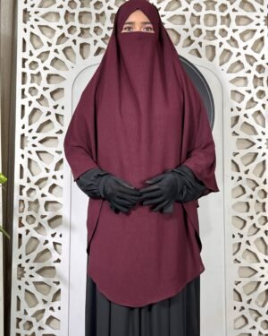 CY French Hijab | Maroon