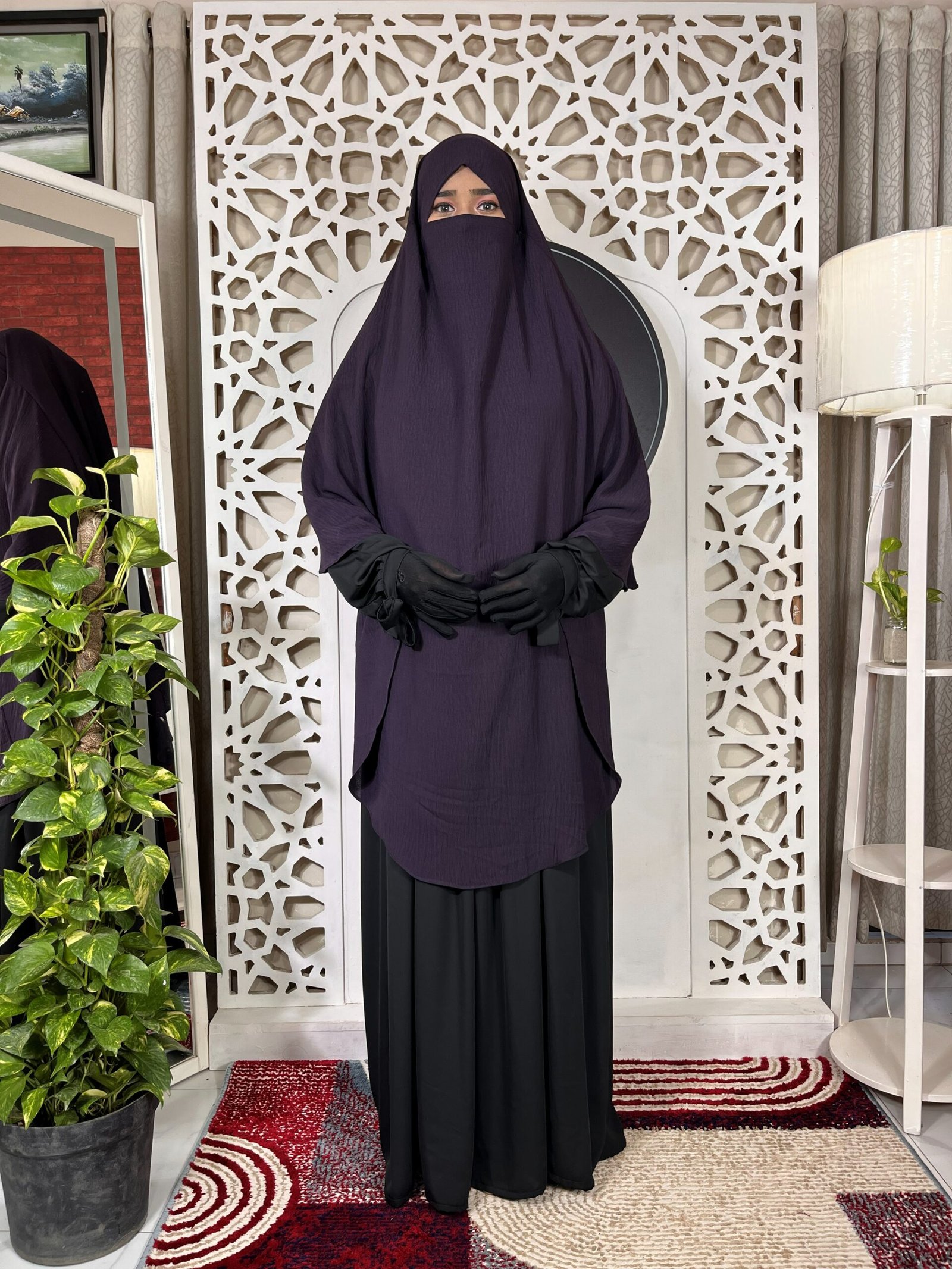 CY French Hijab | Purple - Image 2