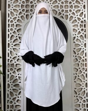 CY French Hijab | White